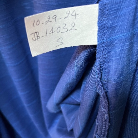 Astrologie Blue Striped Open Cardigan - Picture 5 of 6